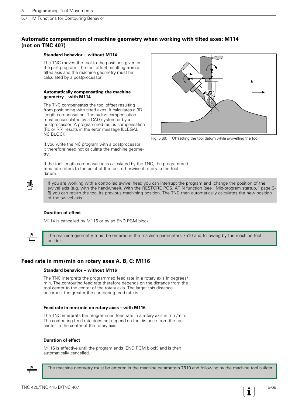 HEIDENHAIN TNC 407 (280 580) User Manual User Manual | Page 168 / 376