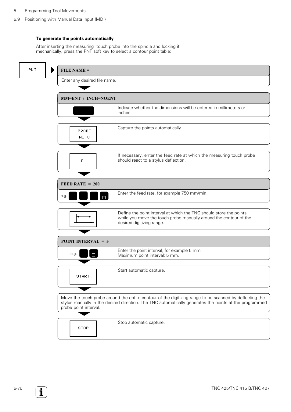 HEIDENHAIN TNC 407 (280 580) User Manual User Manual | Page 175 / 376
