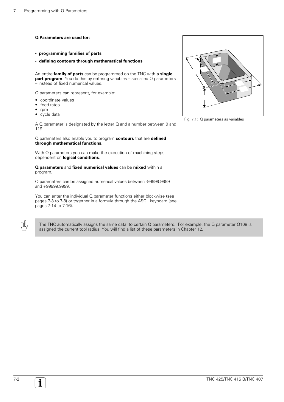 HEIDENHAIN TNC 407 (280 580) User Manual User Manual | Page 187 / 376