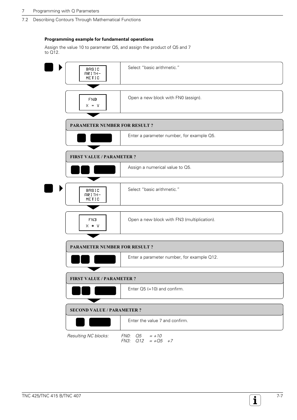 0q q, 15 q 7 | HEIDENHAIN TNC 407 (280 580) User Manual User Manual | Page 192 / 376