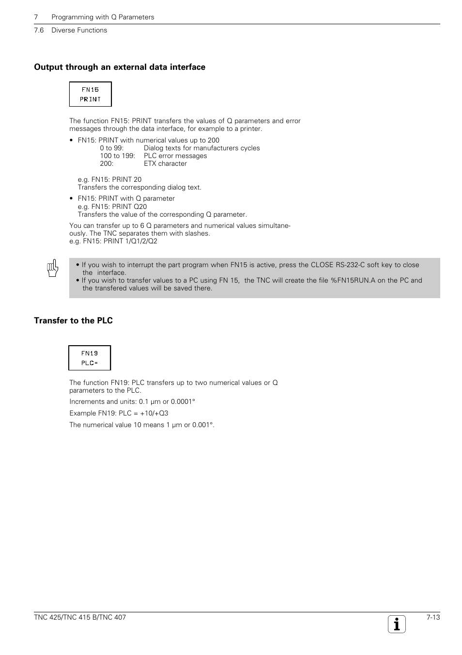 HEIDENHAIN TNC 407 (280 580) User Manual User Manual | Page 198 / 376