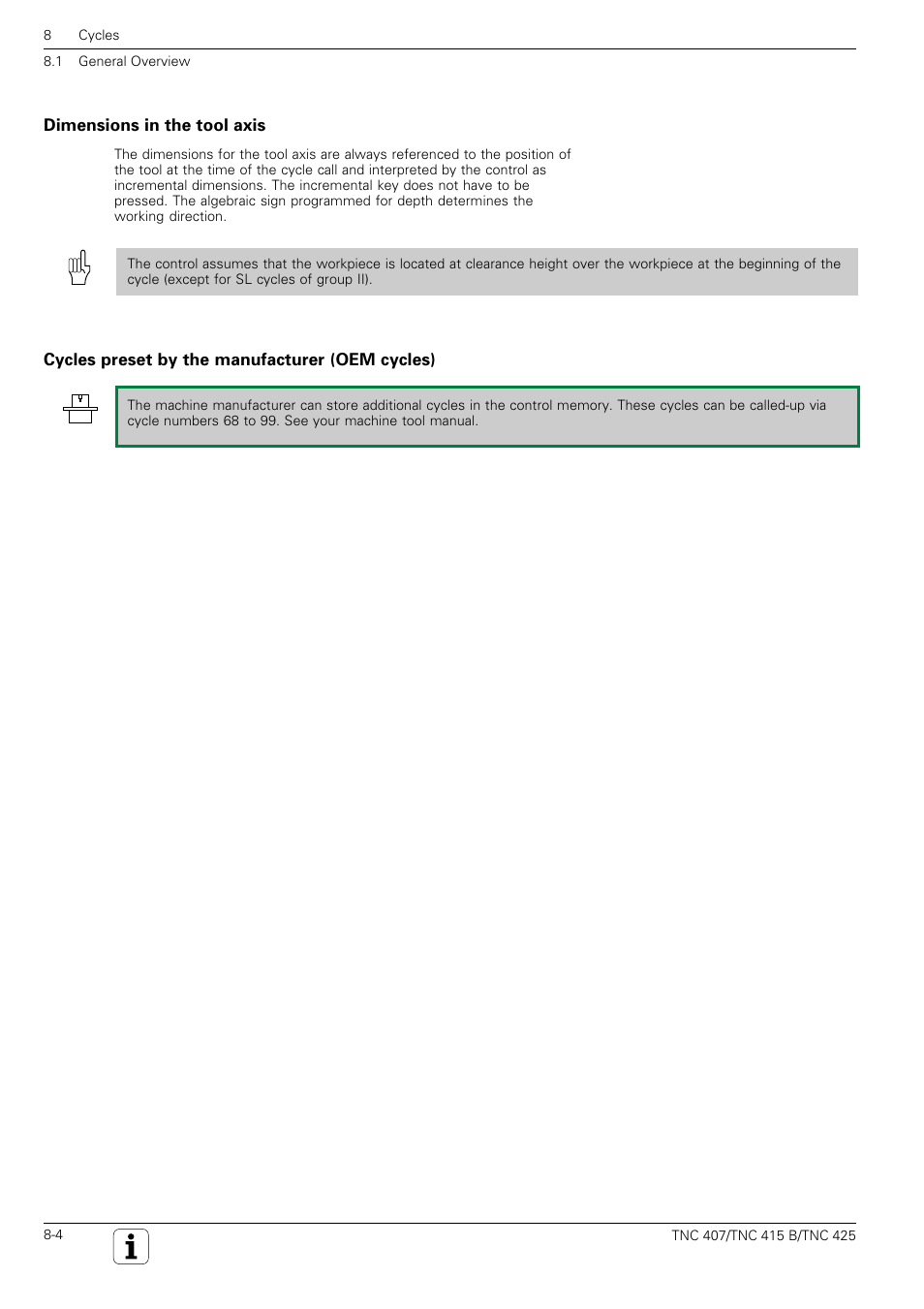 HEIDENHAIN TNC 407 (280 580) User Manual User Manual | Page 211 / 376