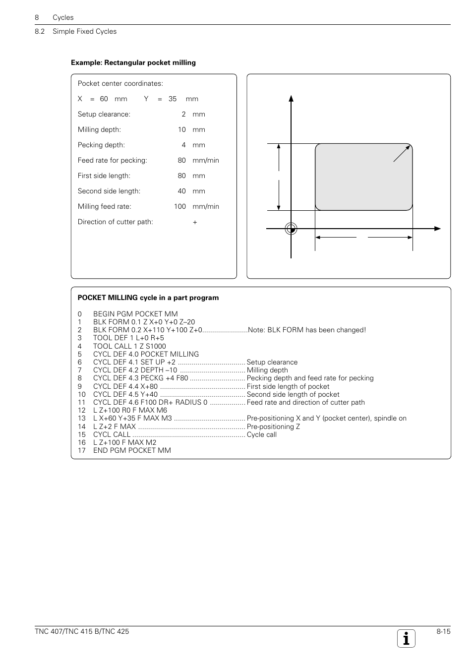 HEIDENHAIN TNC 407 (280 580) User Manual User Manual | Page 222 / 376