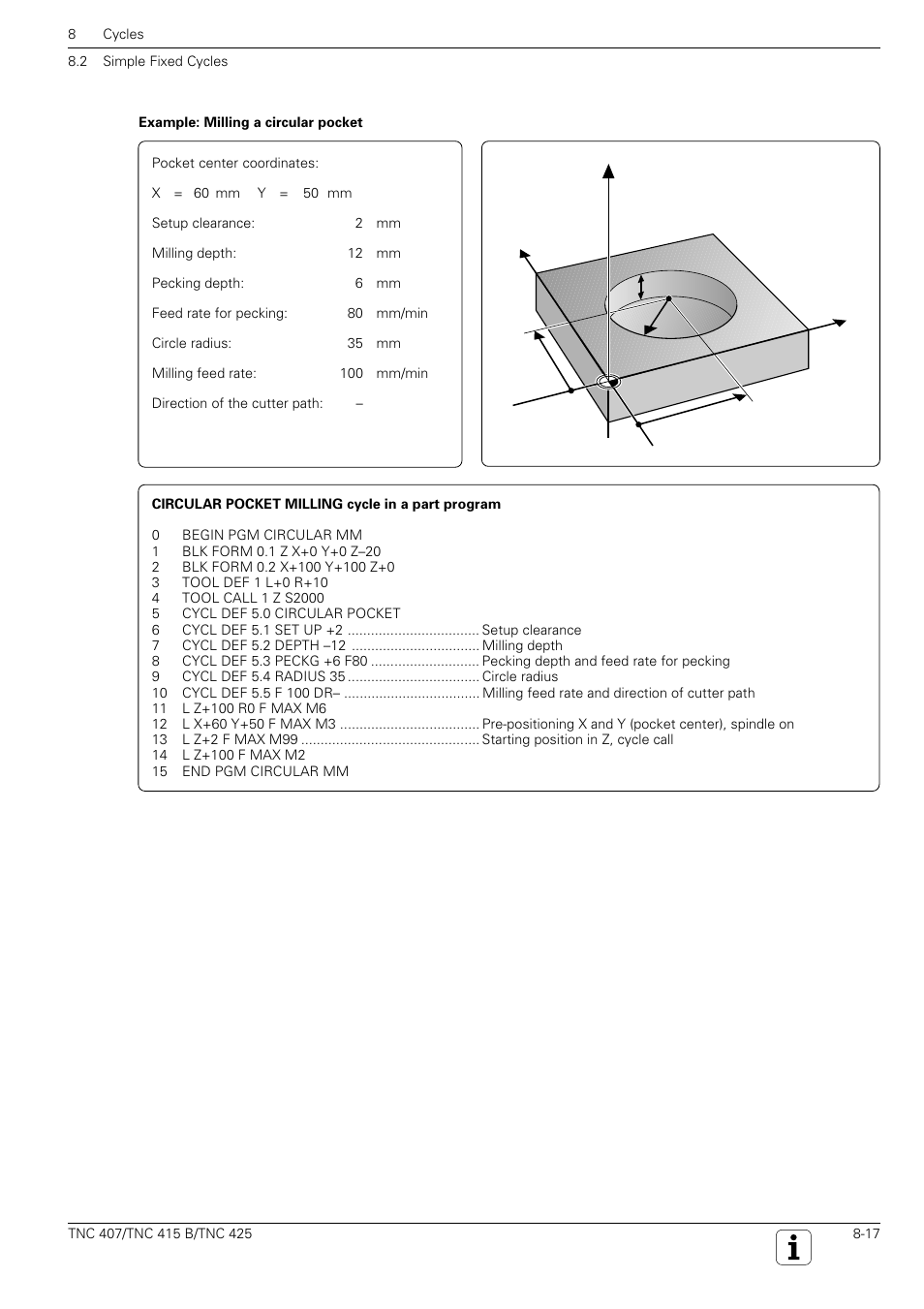 Yx z | HEIDENHAIN TNC 407 (280 580) User Manual User Manual | Page 224 / 376