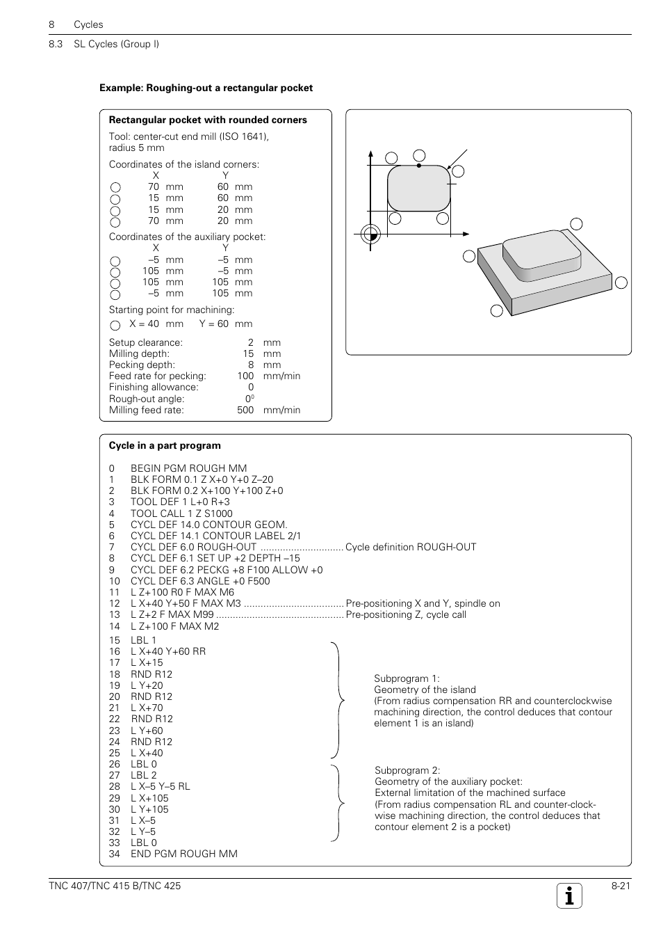 HEIDENHAIN TNC 407 (280 580) User Manual User Manual | Page 228 / 376
