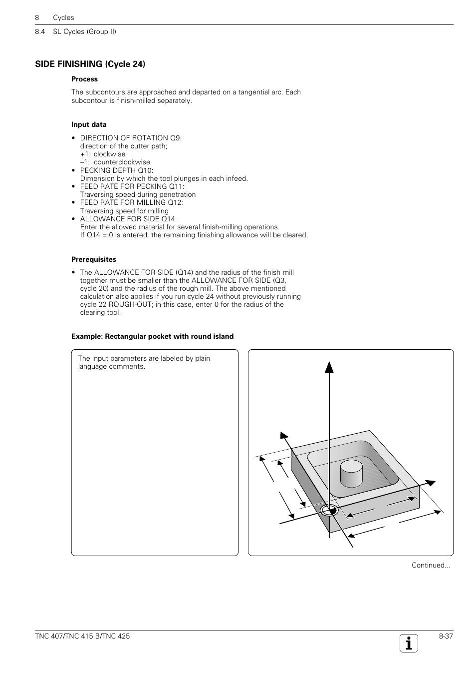 Yx z | HEIDENHAIN TNC 407 (280 580) User Manual User Manual | Page 244 / 376