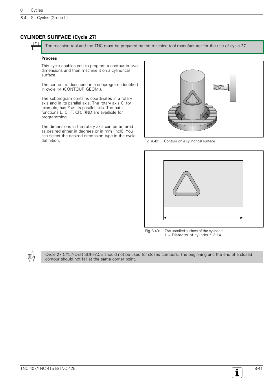 HEIDENHAIN TNC 407 (280 580) User Manual User Manual | Page 248 / 376