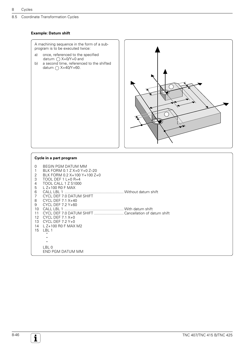 Xy z, Yx z | HEIDENHAIN TNC 407 (280 580) User Manual User Manual | Page 253 / 376