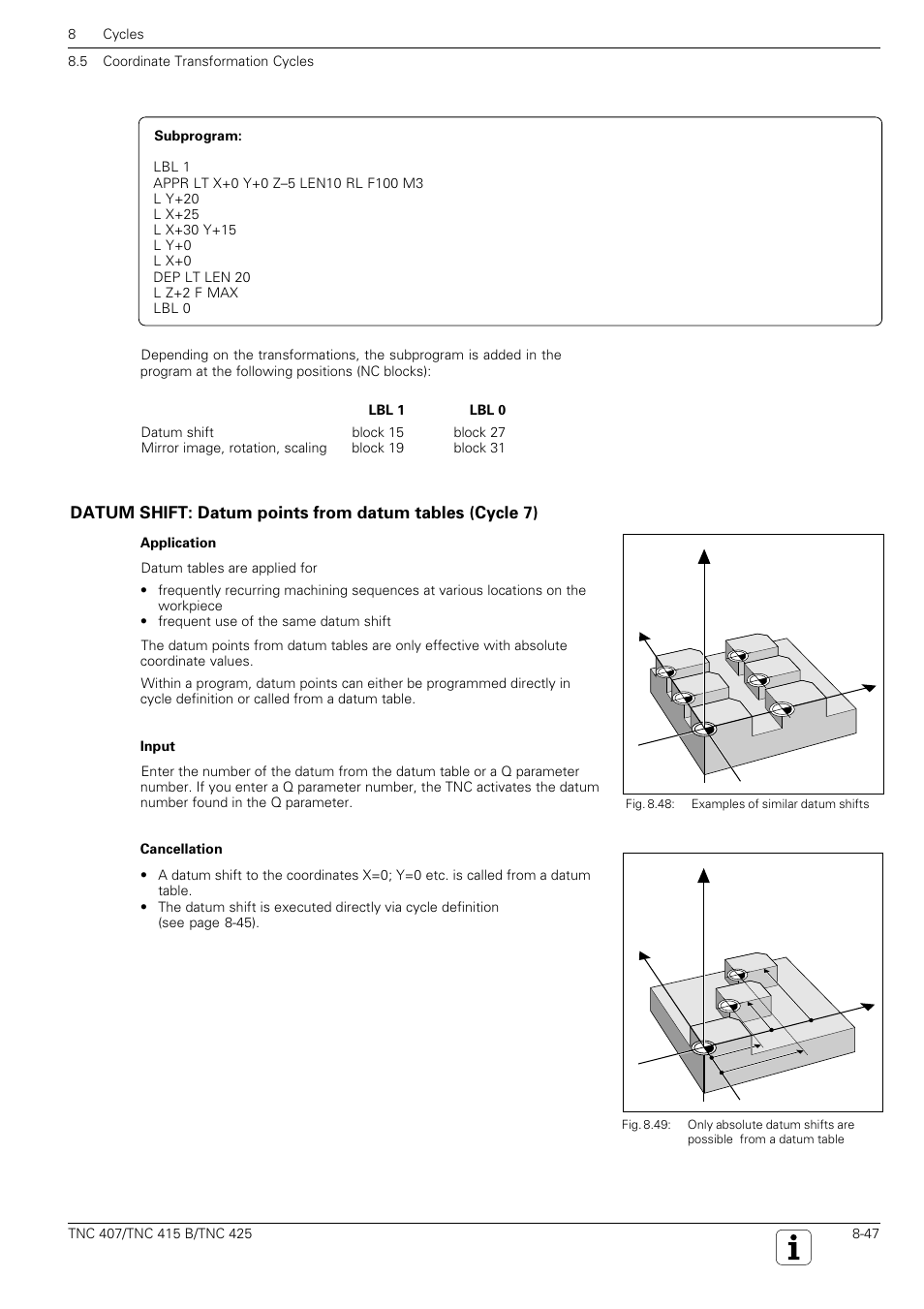 HEIDENHAIN TNC 407 (280 580) User Manual User Manual | Page 254 / 376