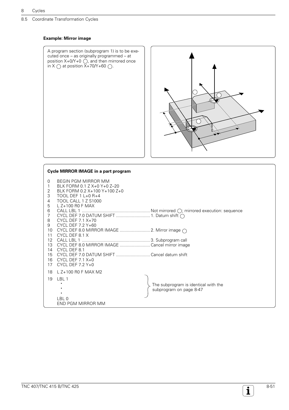 HEIDENHAIN TNC 407 (280 580) User Manual User Manual | Page 258 / 376