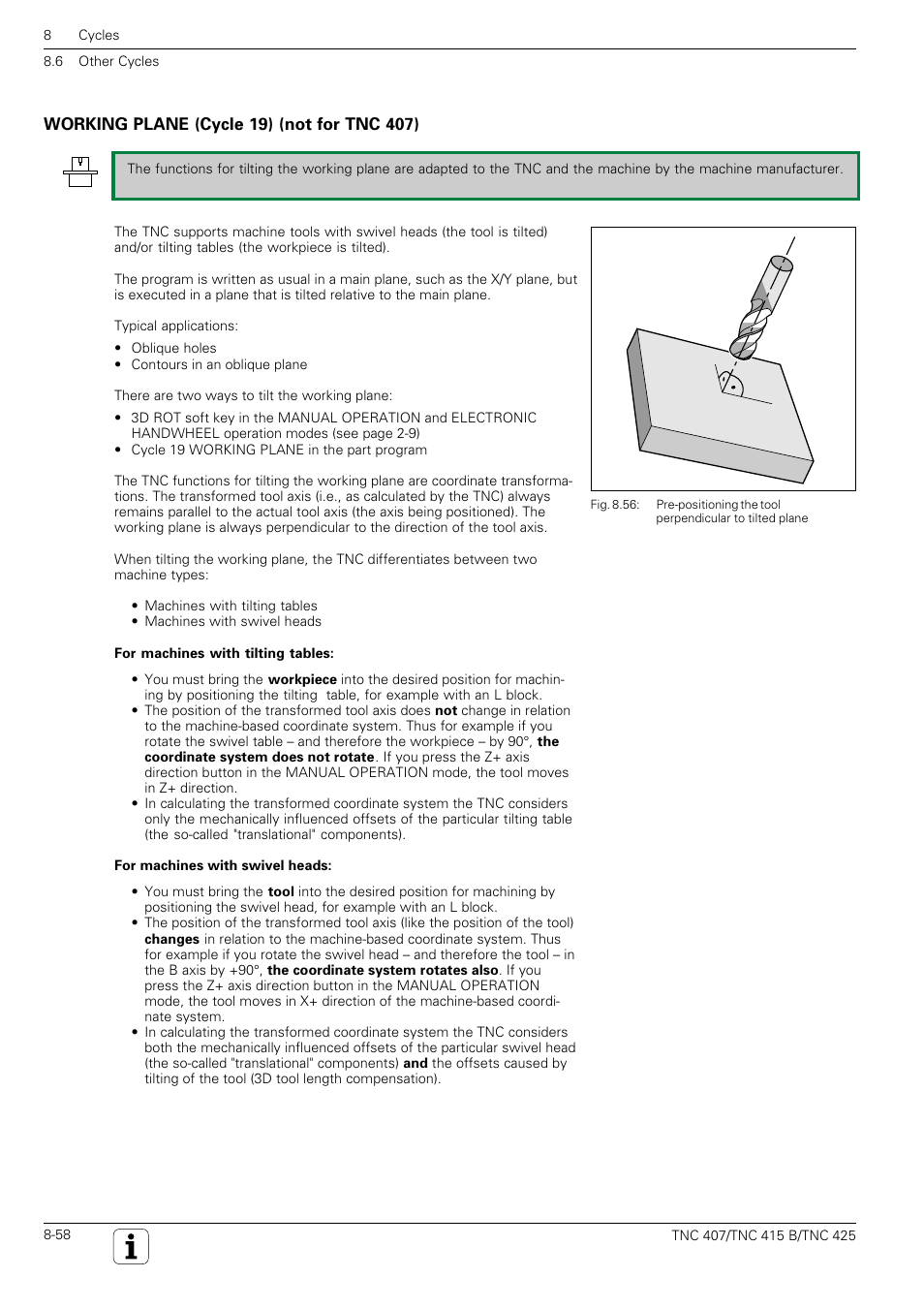 HEIDENHAIN TNC 407 (280 580) User Manual User Manual | Page 265 / 376