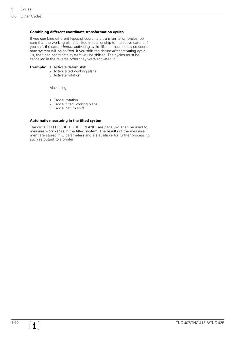 HEIDENHAIN TNC 407 (280 580) User Manual User Manual | Page 267 / 376