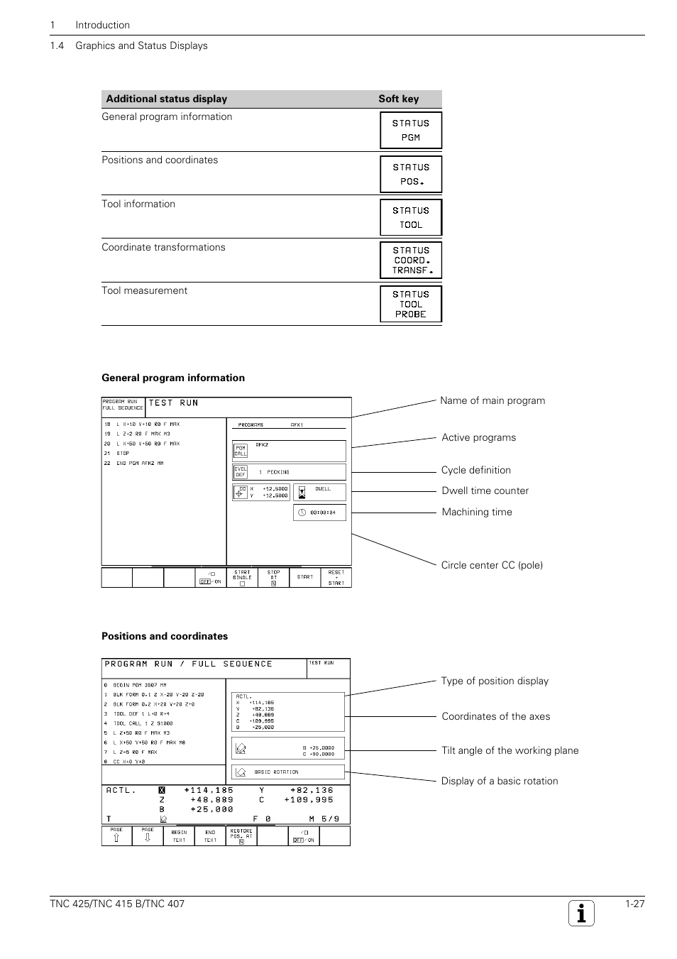 HEIDENHAIN TNC 407 (280 580) User Manual User Manual | Page 28 / 376