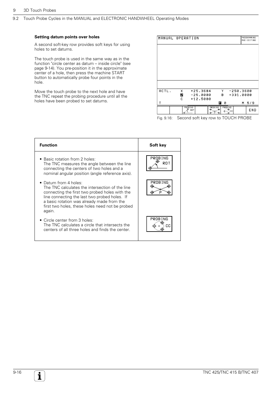 HEIDENHAIN TNC 407 (280 580) User Manual User Manual | Page 283 / 376