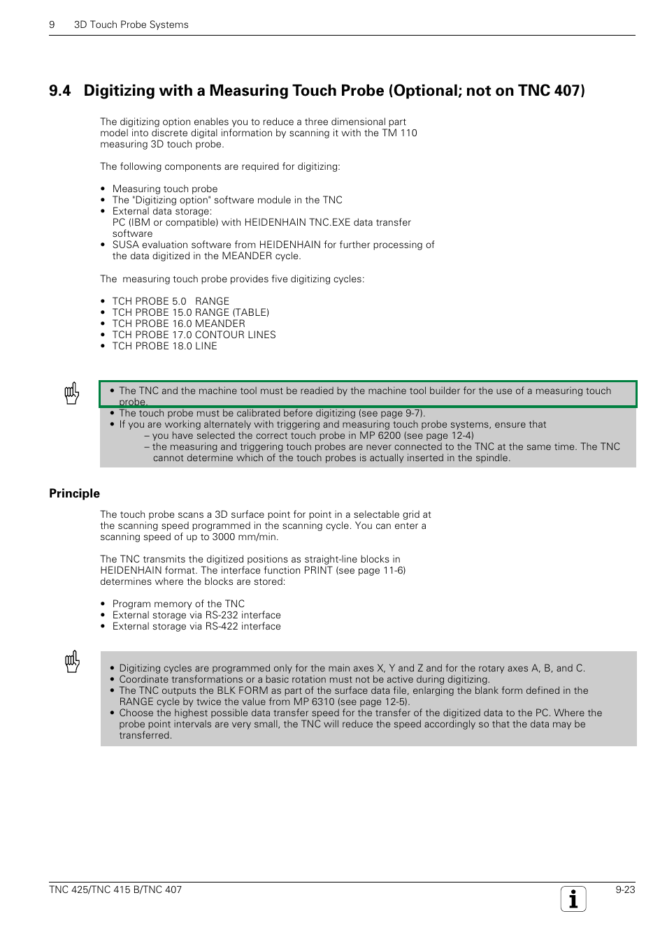 HEIDENHAIN TNC 407 (280 580) User Manual User Manual | Page 290 / 376