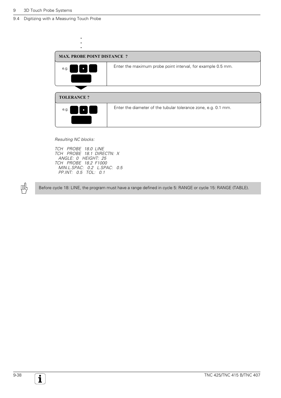 HEIDENHAIN TNC 407 (280 580) User Manual User Manual | Page 305 / 376
