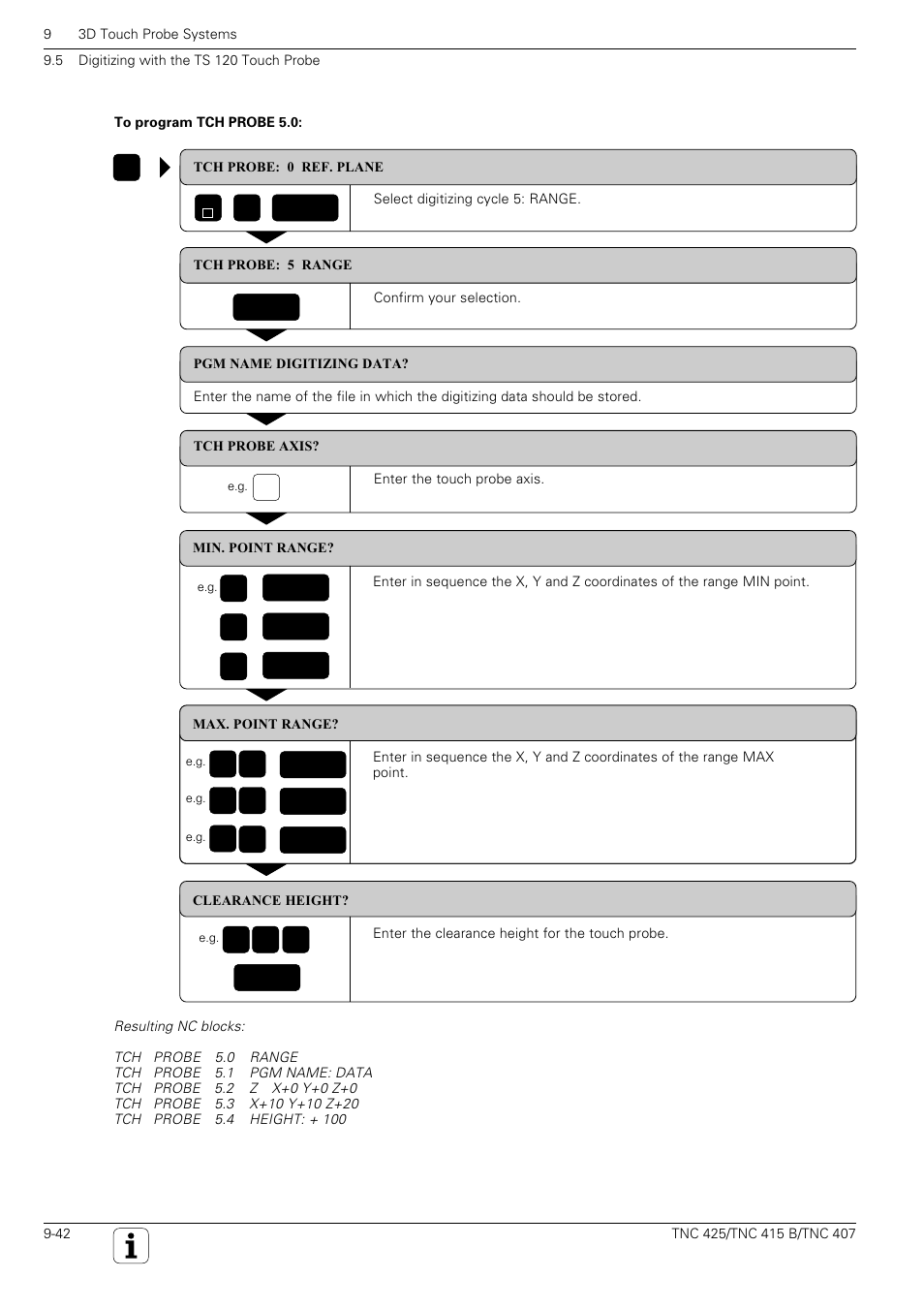 HEIDENHAIN TNC 407 (280 580) User Manual User Manual | Page 309 / 376