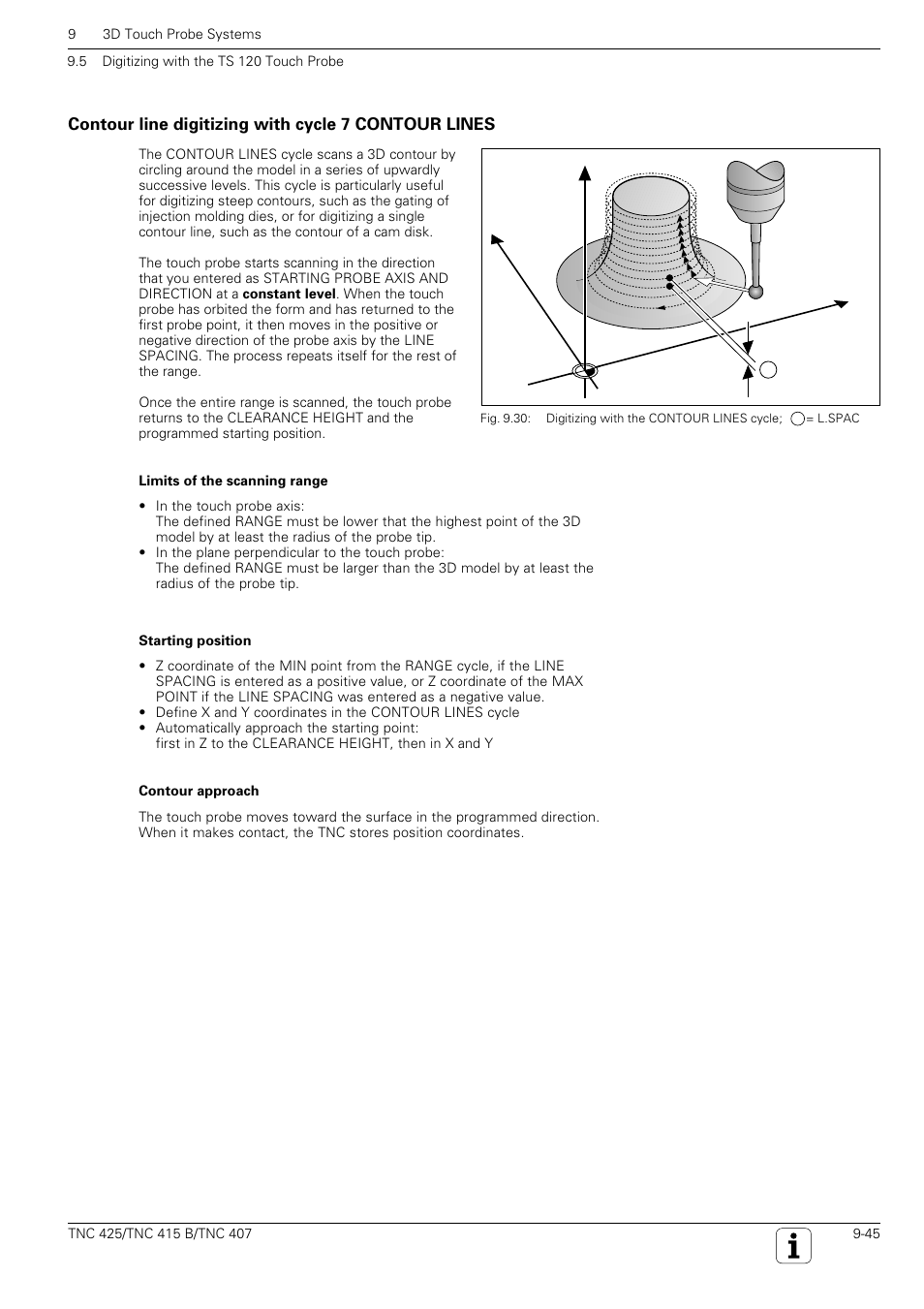 Tch probe 7.0 contour lines, Yx z | HEIDENHAIN TNC 407 (280 580) User Manual User Manual | Page 312 / 376
