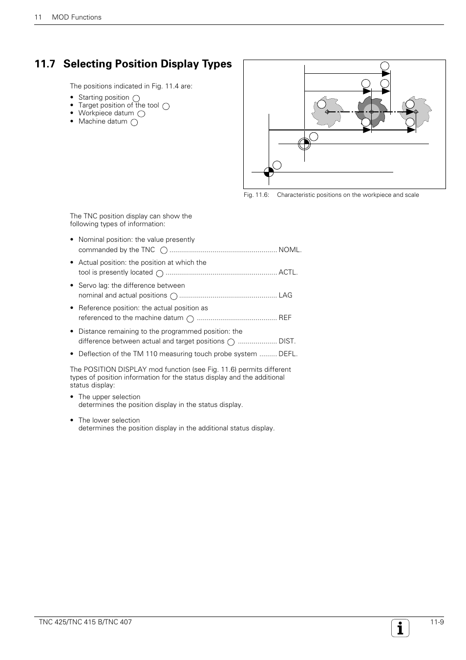 7 selecting position display types | HEIDENHAIN TNC 407 (280 580) User Manual User Manual | Page 342 / 376