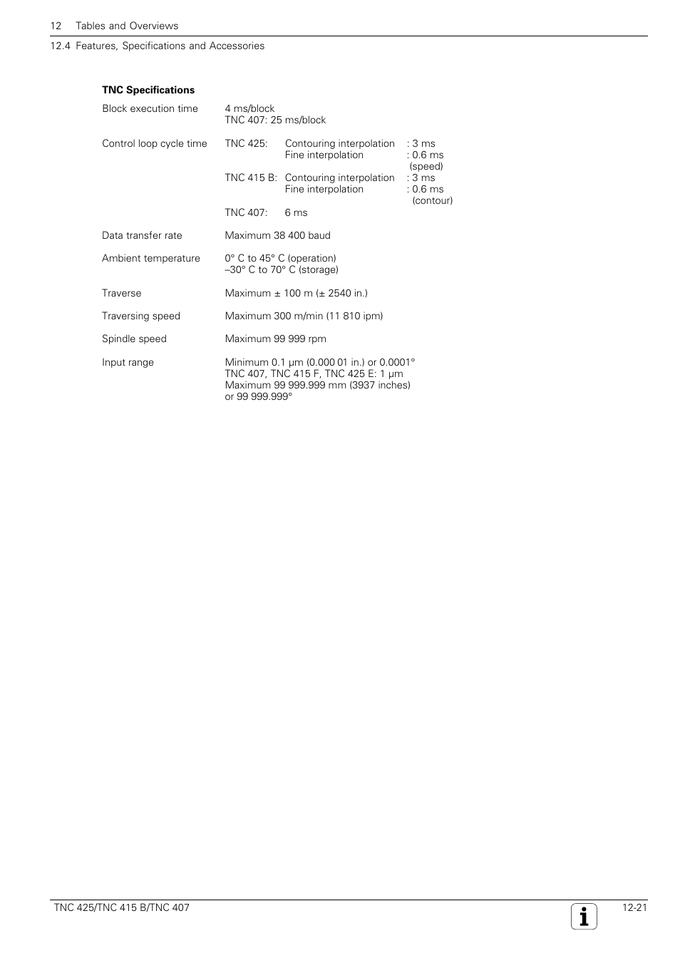 HEIDENHAIN TNC 407 (280 580) User Manual User Manual | Page 365 / 376