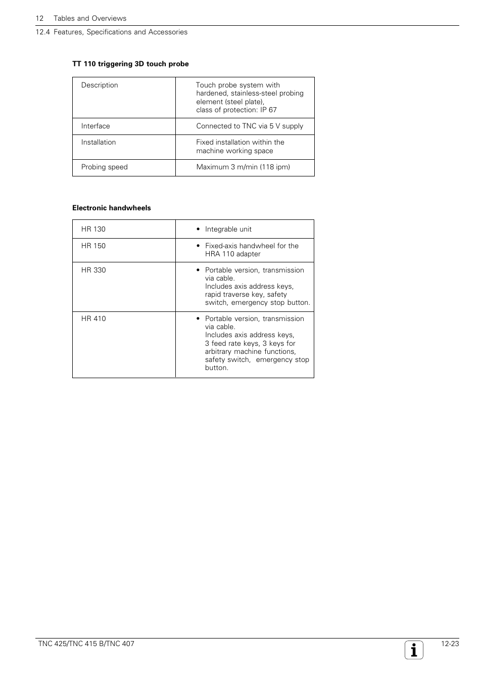 HEIDENHAIN TNC 407 (280 580) User Manual User Manual | Page 367 / 376