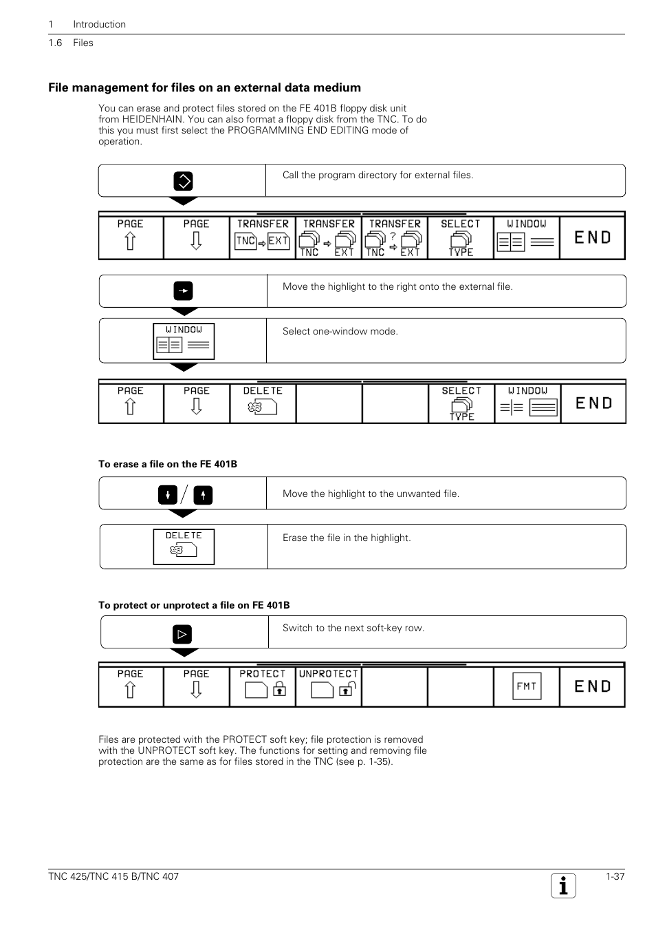 HEIDENHAIN TNC 407 (280 580) User Manual User Manual | Page 38 / 376