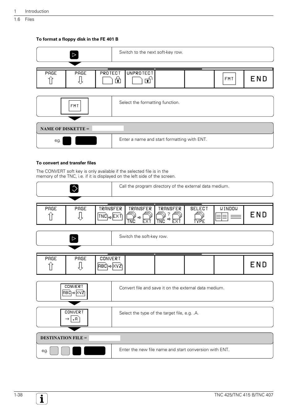 HEIDENHAIN TNC 407 (280 580) User Manual User Manual | Page 39 / 376