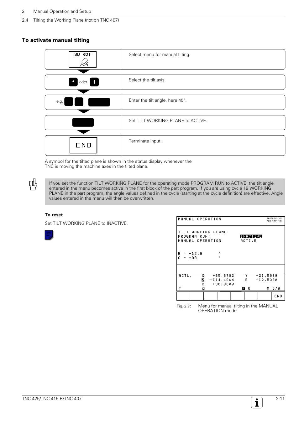 HEIDENHAIN TNC 407 (280 580) User Manual User Manual | Page 49 / 376