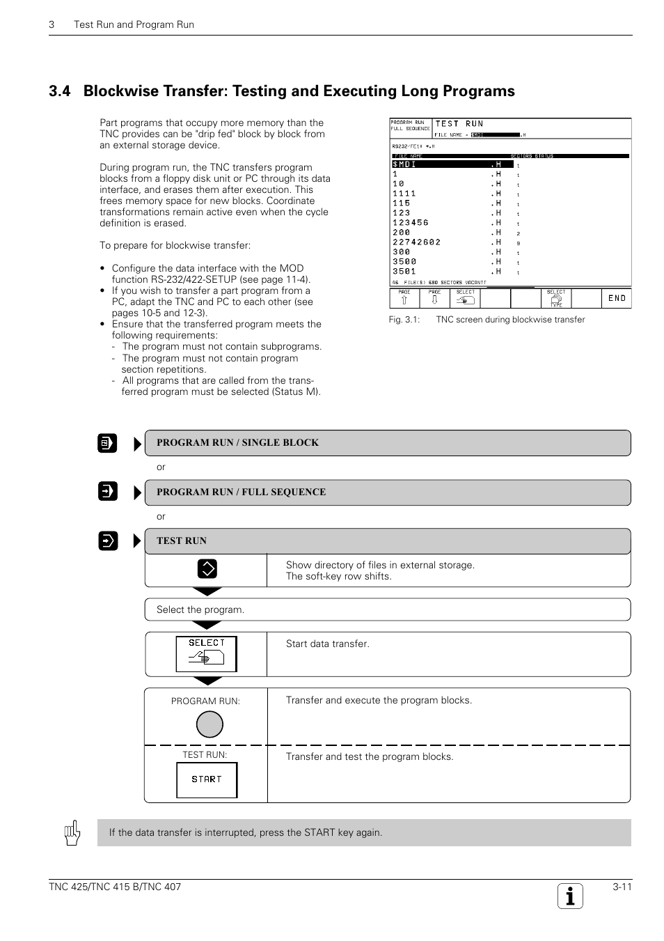 HEIDENHAIN TNC 407 (280 580) User Manual User Manual | Page 59 / 376