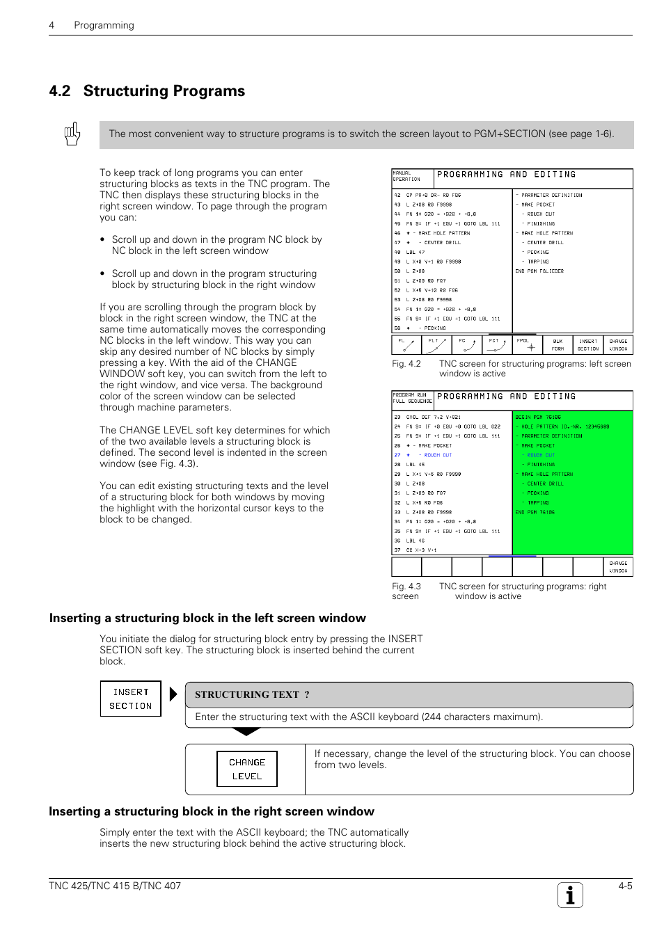 2 structuring programs | HEIDENHAIN TNC 407 (280 580) User Manual User Manual | Page 64 / 376
