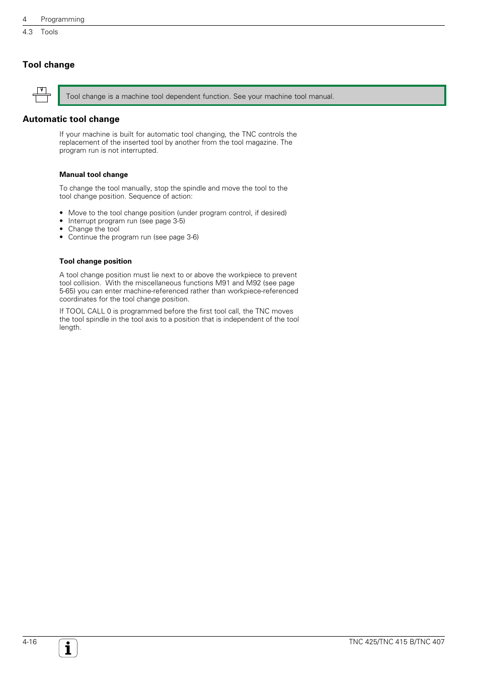 HEIDENHAIN TNC 407 (280 580) User Manual User Manual | Page 75 / 376