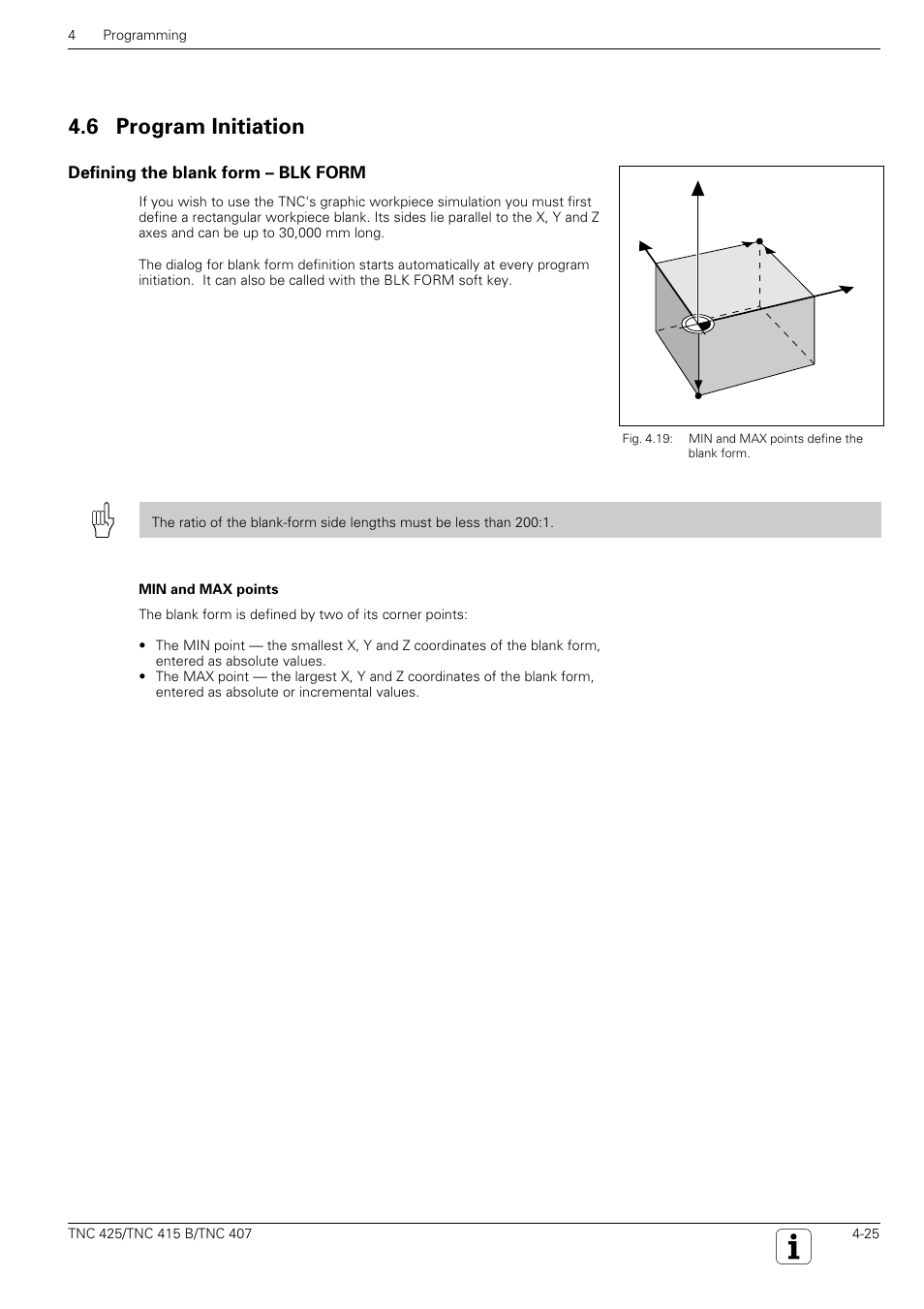 6 program initiation, Yx z | HEIDENHAIN TNC 407 (280 580) User Manual User Manual | Page 84 / 376