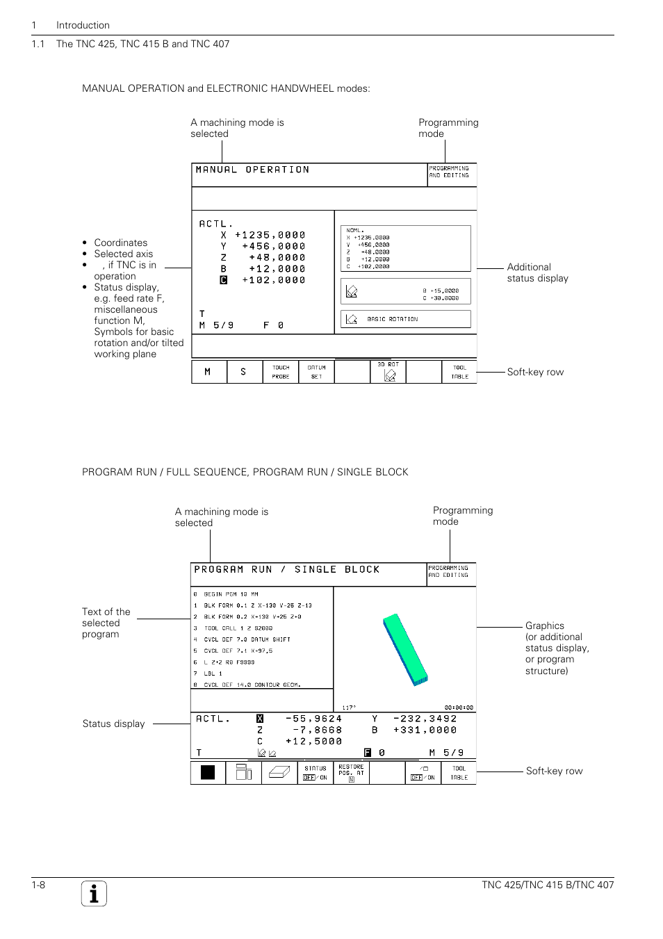 HEIDENHAIN TNC 407 (280 580) User Manual User Manual | Page 9 / 376
