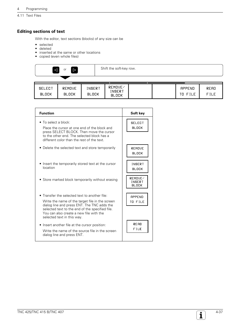 HEIDENHAIN TNC 407 (280 580) User Manual User Manual | Page 96 / 376