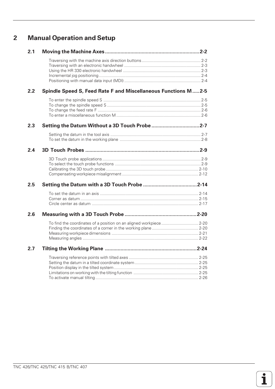 Manual operation and setup, 2manual operation and setup | HEIDENHAIN TNC 407 (280 580) ISO Programming User Manual | Page 10 / 333