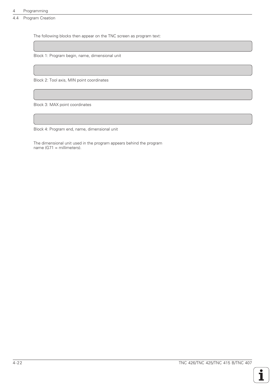 HEIDENHAIN TNC 407 (280 580) ISO Programming User Manual | Page 119 / 333