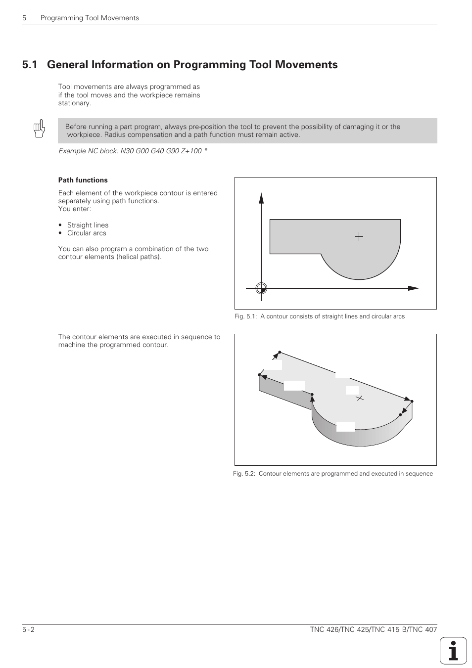 HEIDENHAIN TNC 407 (280 580) ISO Programming User Manual | Page 135 / 333