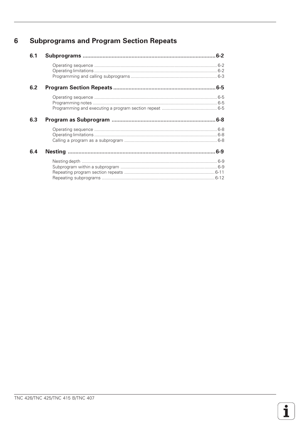 Subprograms and program section repeats | HEIDENHAIN TNC 407 (280 580) ISO Programming User Manual | Page 14 / 333