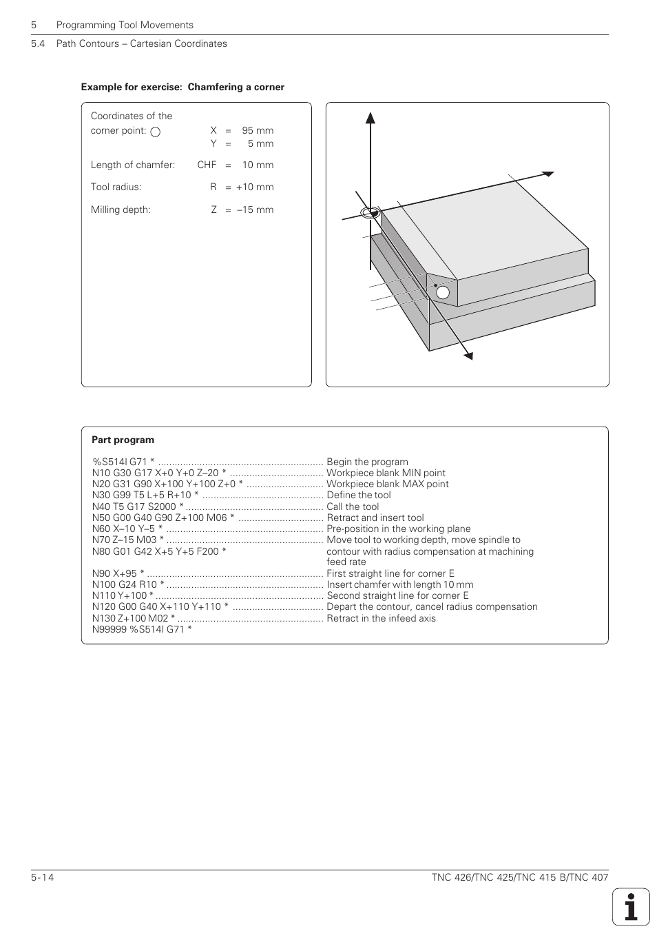 Xy z | HEIDENHAIN TNC 407 (280 580) ISO Programming User Manual | Page 147 / 333