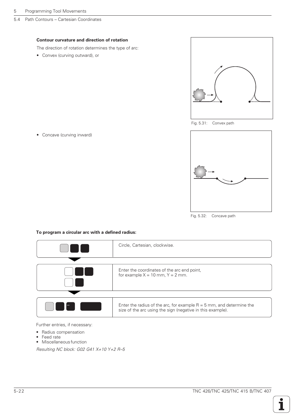 HEIDENHAIN TNC 407 (280 580) ISO Programming User Manual | Page 155 / 333