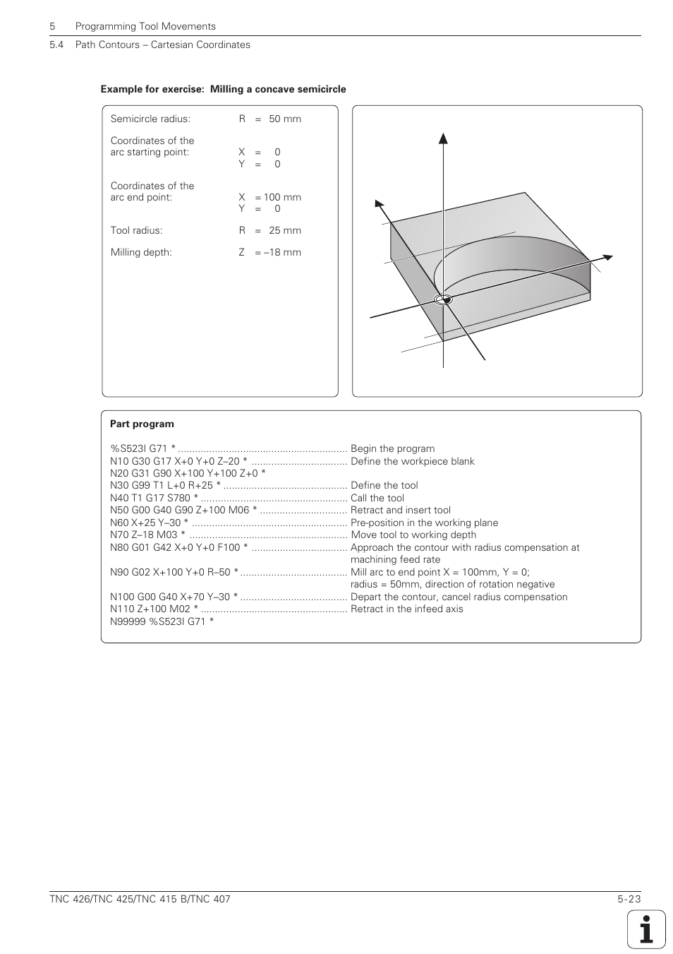 Yx z | HEIDENHAIN TNC 407 (280 580) ISO Programming User Manual | Page 156 / 333