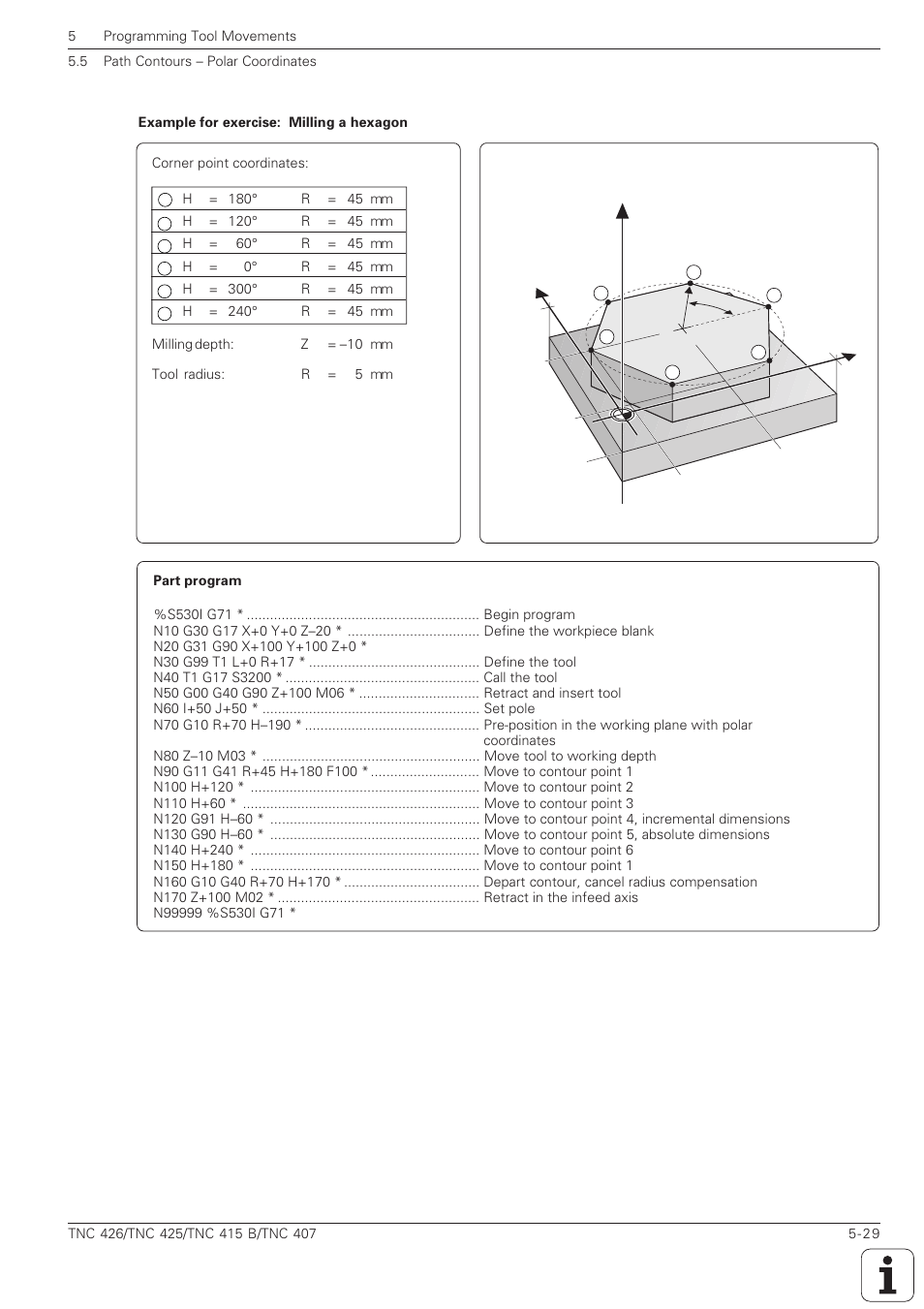 HEIDENHAIN TNC 407 (280 580) ISO Programming User Manual | Page 162 / 333