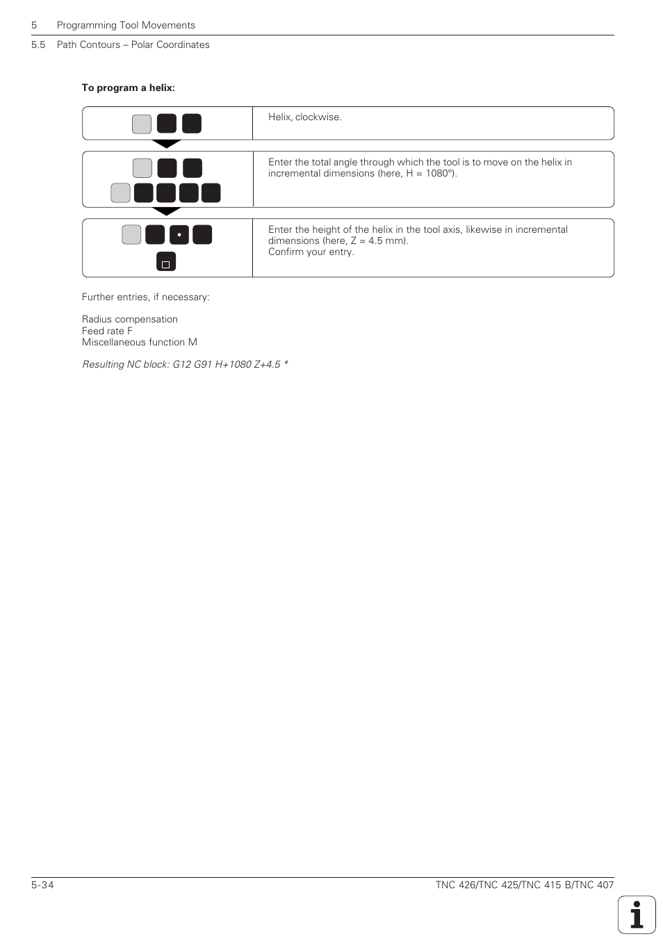 HEIDENHAIN TNC 407 (280 580) ISO Programming User Manual | Page 167 / 333