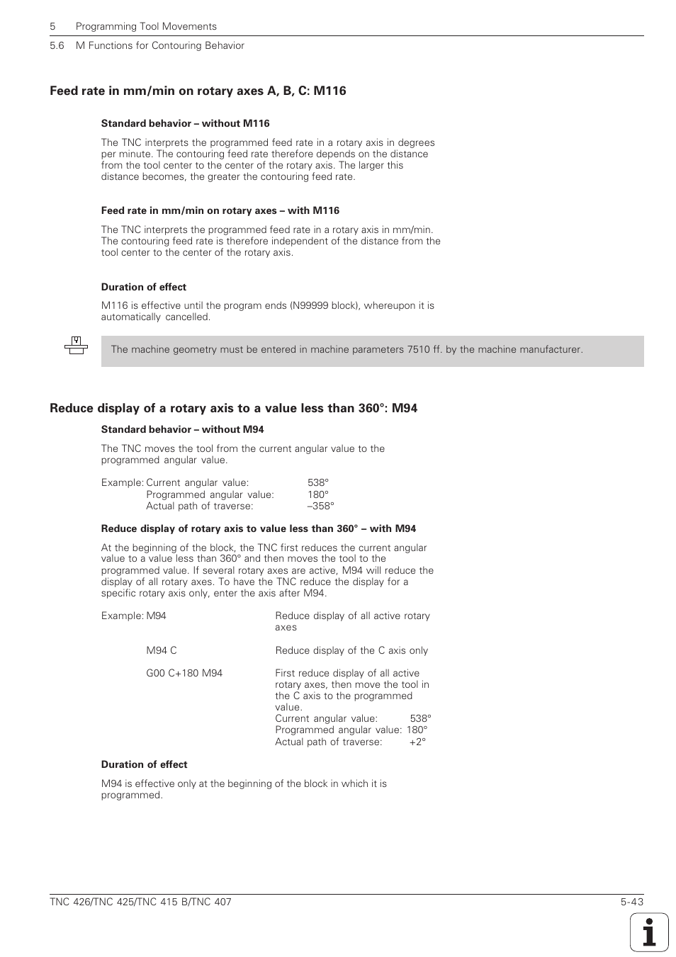 HEIDENHAIN TNC 407 (280 580) ISO Programming User Manual | Page 176 / 333
