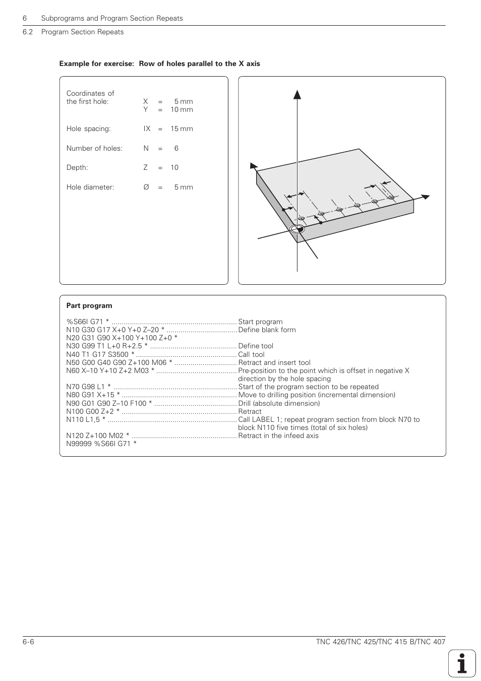 Yx z | HEIDENHAIN TNC 407 (280 580) ISO Programming User Manual | Page 184 / 333