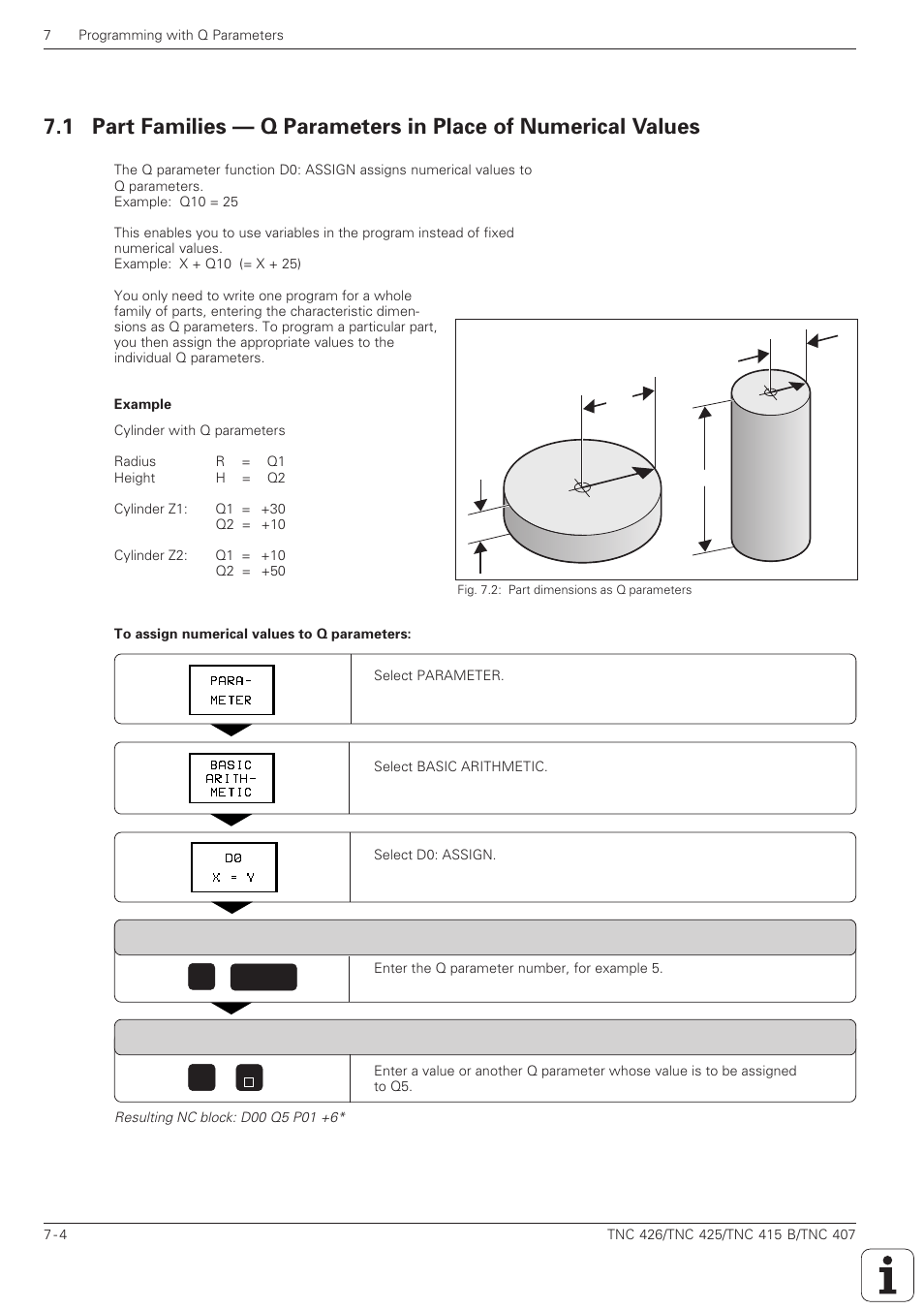 Z1 z2 | HEIDENHAIN TNC 407 (280 580) ISO Programming User Manual | Page 193 / 333