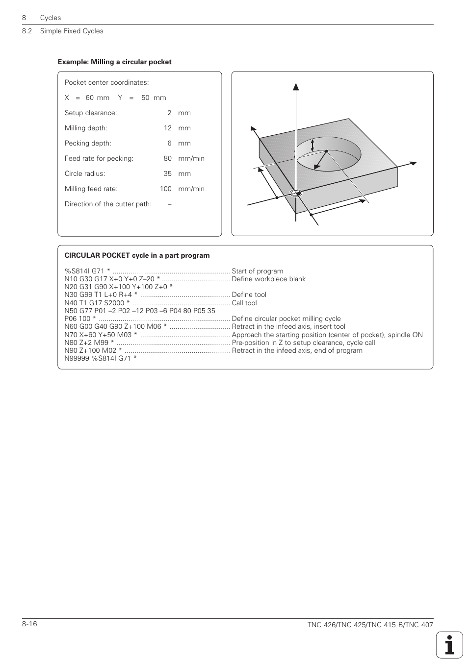 Yx z | HEIDENHAIN TNC 407 (280 580) ISO Programming User Manual | Page 236 / 333