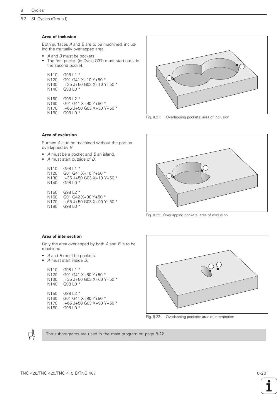 HEIDENHAIN TNC 407 (280 580) ISO Programming User Manual | Page 243 / 333