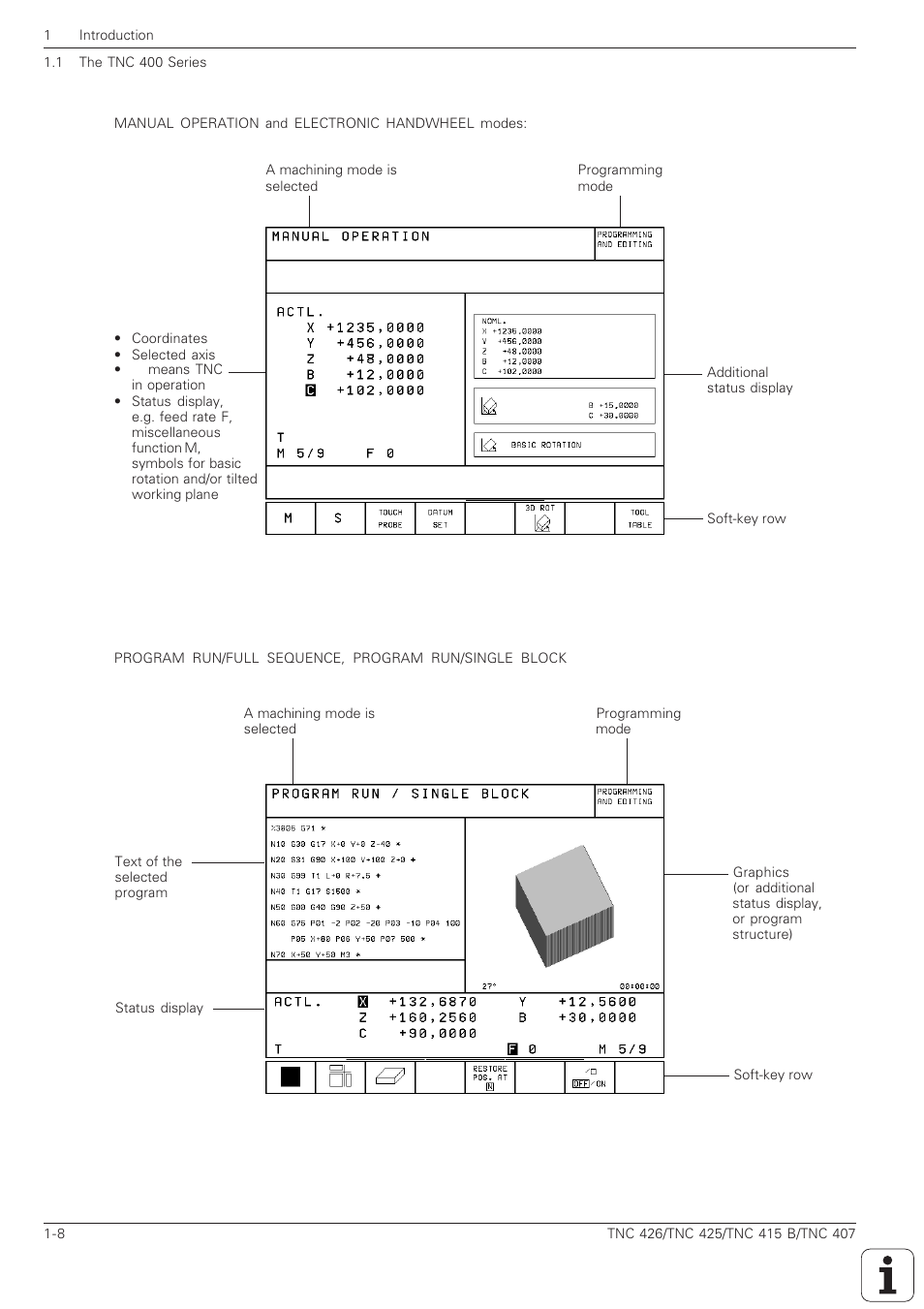 HEIDENHAIN TNC 407 (280 580) ISO Programming User Manual | Page 26 / 333
