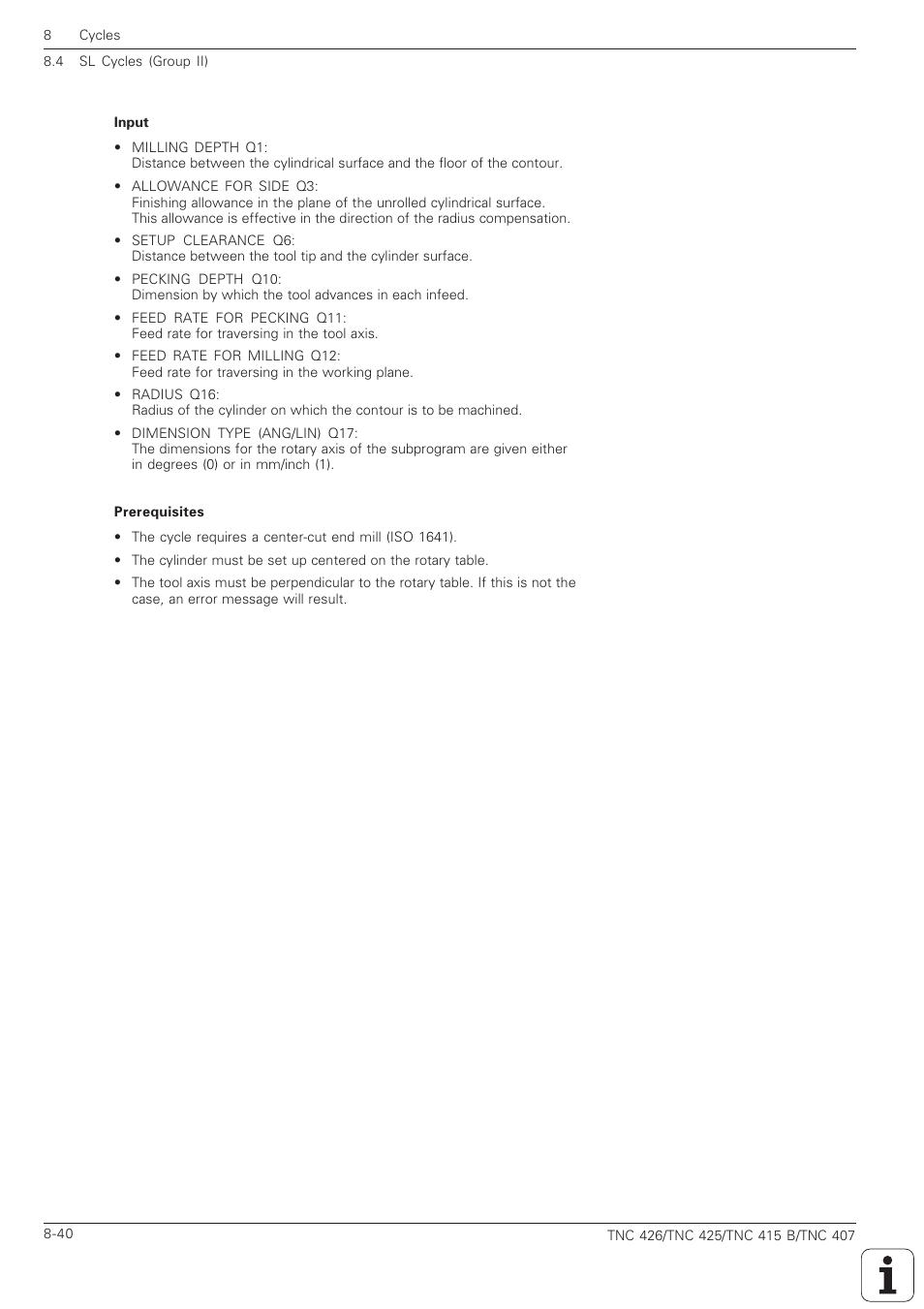 HEIDENHAIN TNC 407 (280 580) ISO Programming User Manual | Page 260 / 333